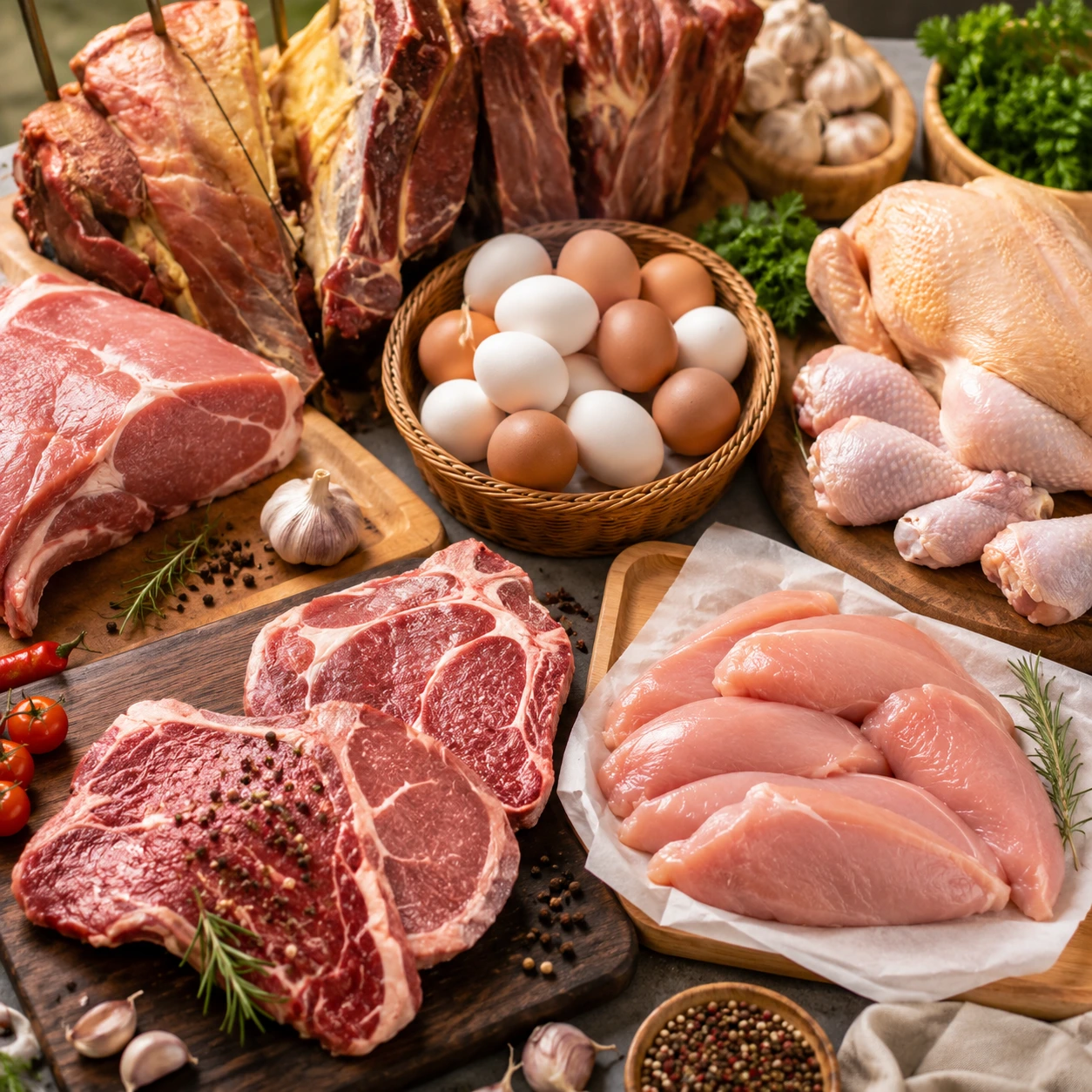 MEAT, POULTRY & EGGS