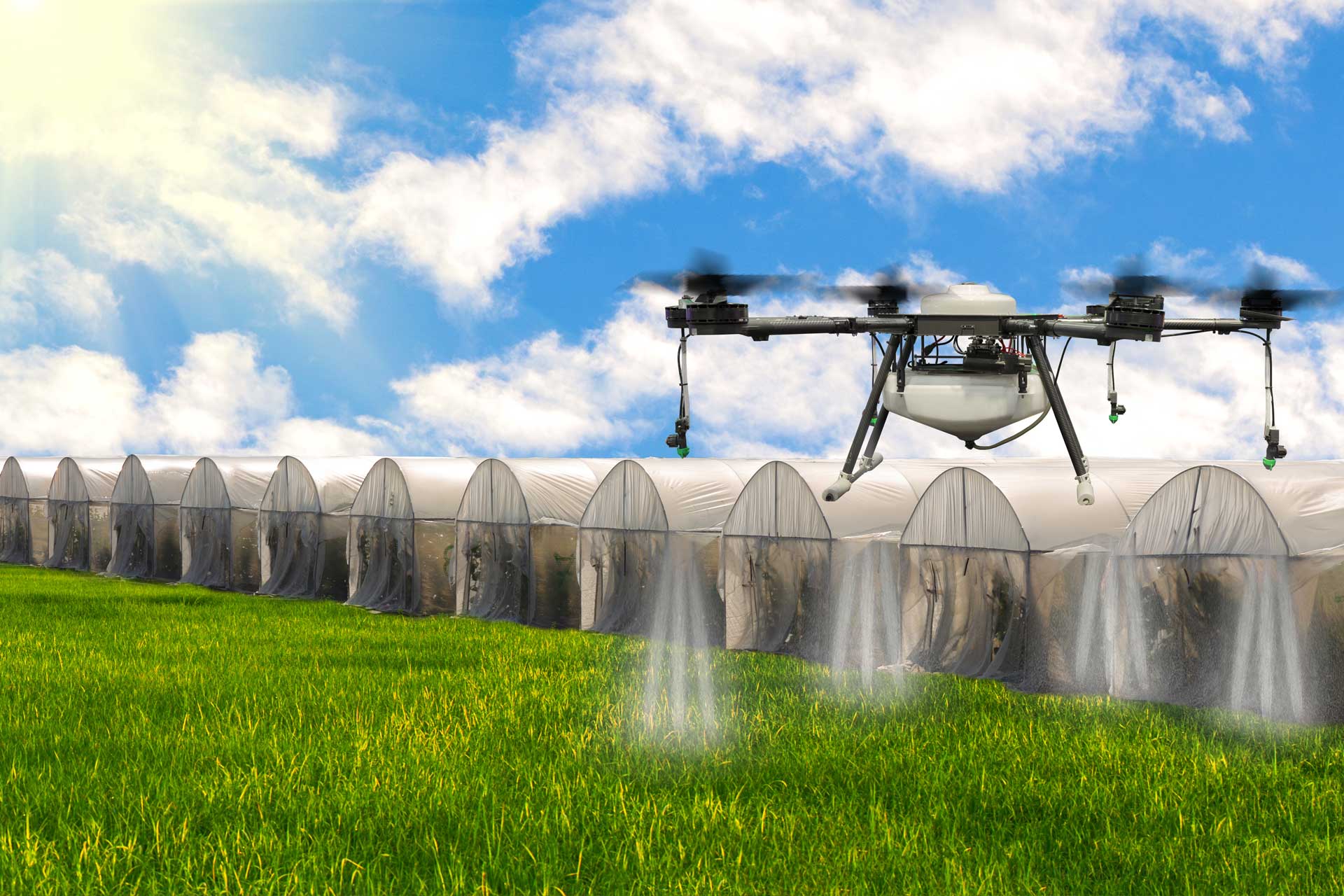 CROP SPRAYING DRONES