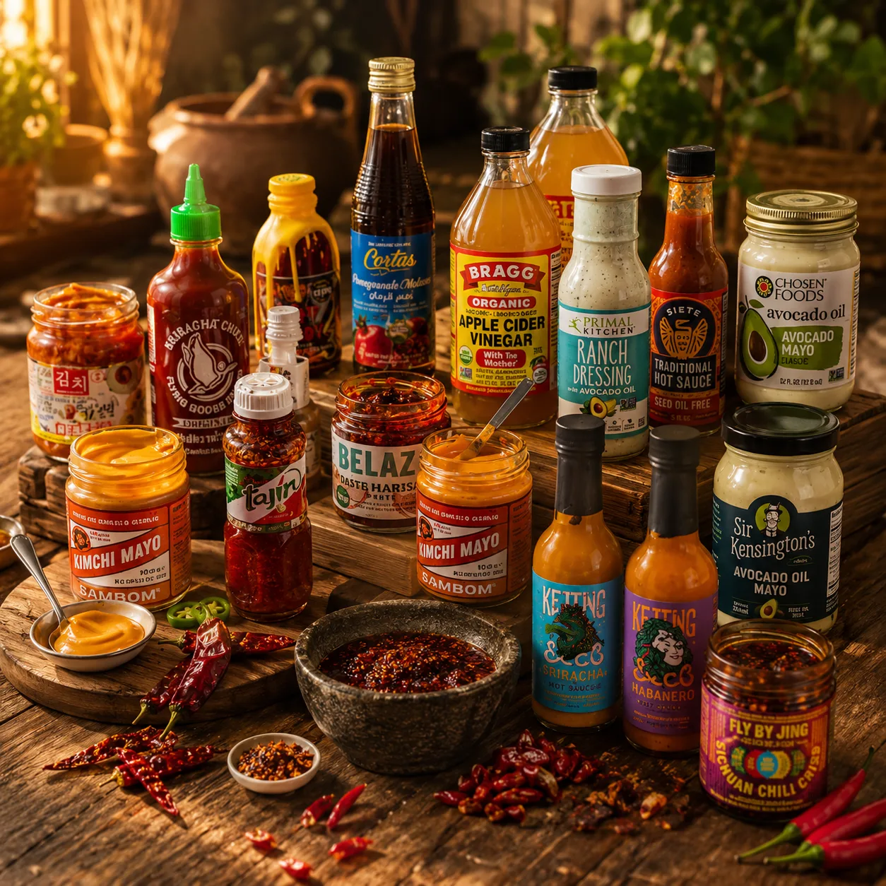 CONDIMENTS, SAUCES & OILS