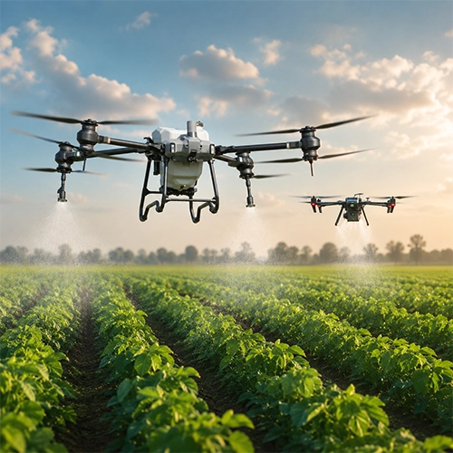 CROP SPRAYING DRONES