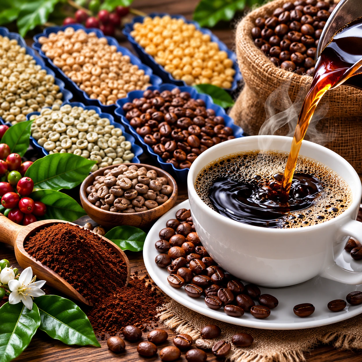 Coffee by Origin & Grade