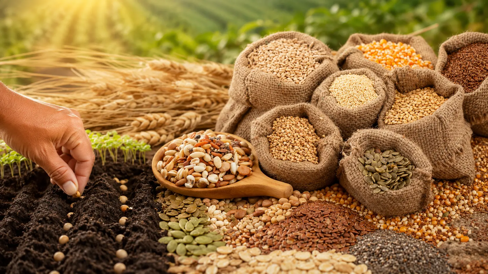 GRAIN & VEGETABLES SEEDS
