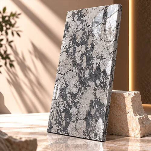 Polished Black and Grey Granite Tile for High-Contrast Architectural Surfaces image 4