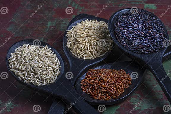 Whole Grain Rice (Brown, Black, Red)