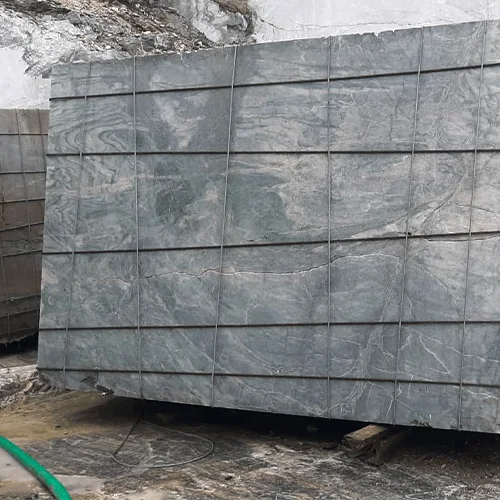 Polished Grey Marble Tile with Bold White Natural Veining