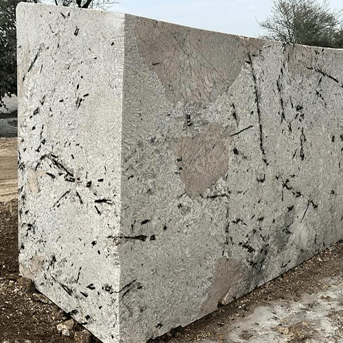 Polished White Granite Slab for Architectural and Interior Surfaces