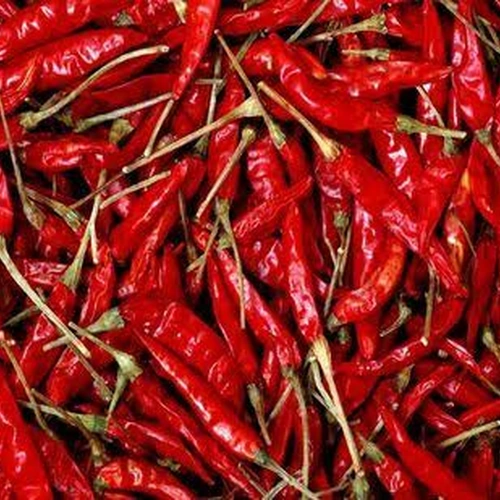 Premium Whole Dried Red Chilies with Stems for Food Processing