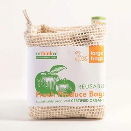 Organic Cotton Produce & Grocery Bags