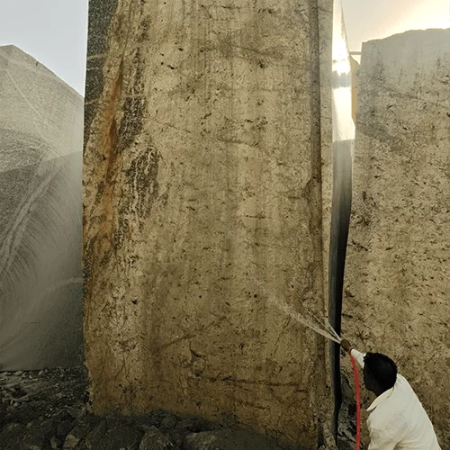 Beige Polished Granite Slab with Natural Veining — Premium Architectural Stone image 2