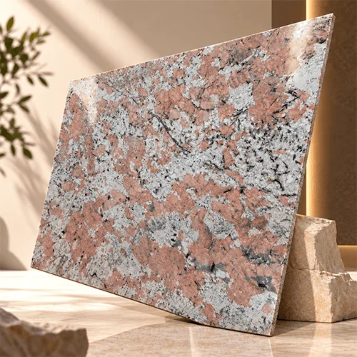 Polished Pink Granite Slab for Premium Interior and Architectural Surfaces image 3