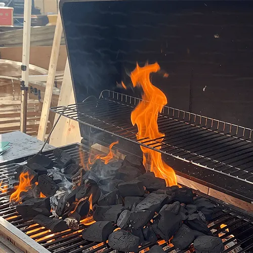 Premium Hardwood Lump Charcoal for High-Heat Commercial and Hospitality Grilling image 2
