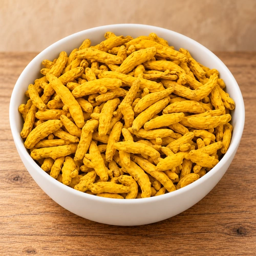 Dried Turmeric Fingers for Spice Processing, Extraction, and Wholesale Supply