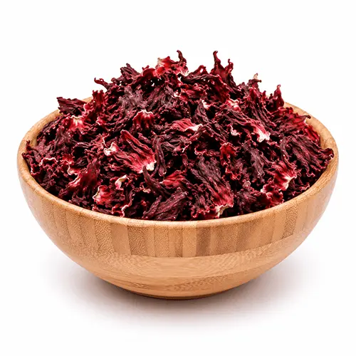 Premium Dried Hibiscus Flower Petals for Tea and Herbal Blends image 3