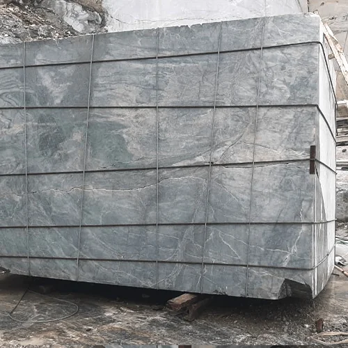 Polished Grey Marble Tile with Bold White Natural Veining image 3