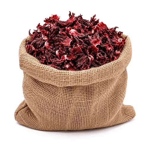 Premium Dried Hibiscus Flower Petals for Tea and Herbal Blends image 2