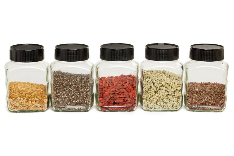 Superfoods (Chia, Flax, Hemp Seeds, Spirulina, Goji)