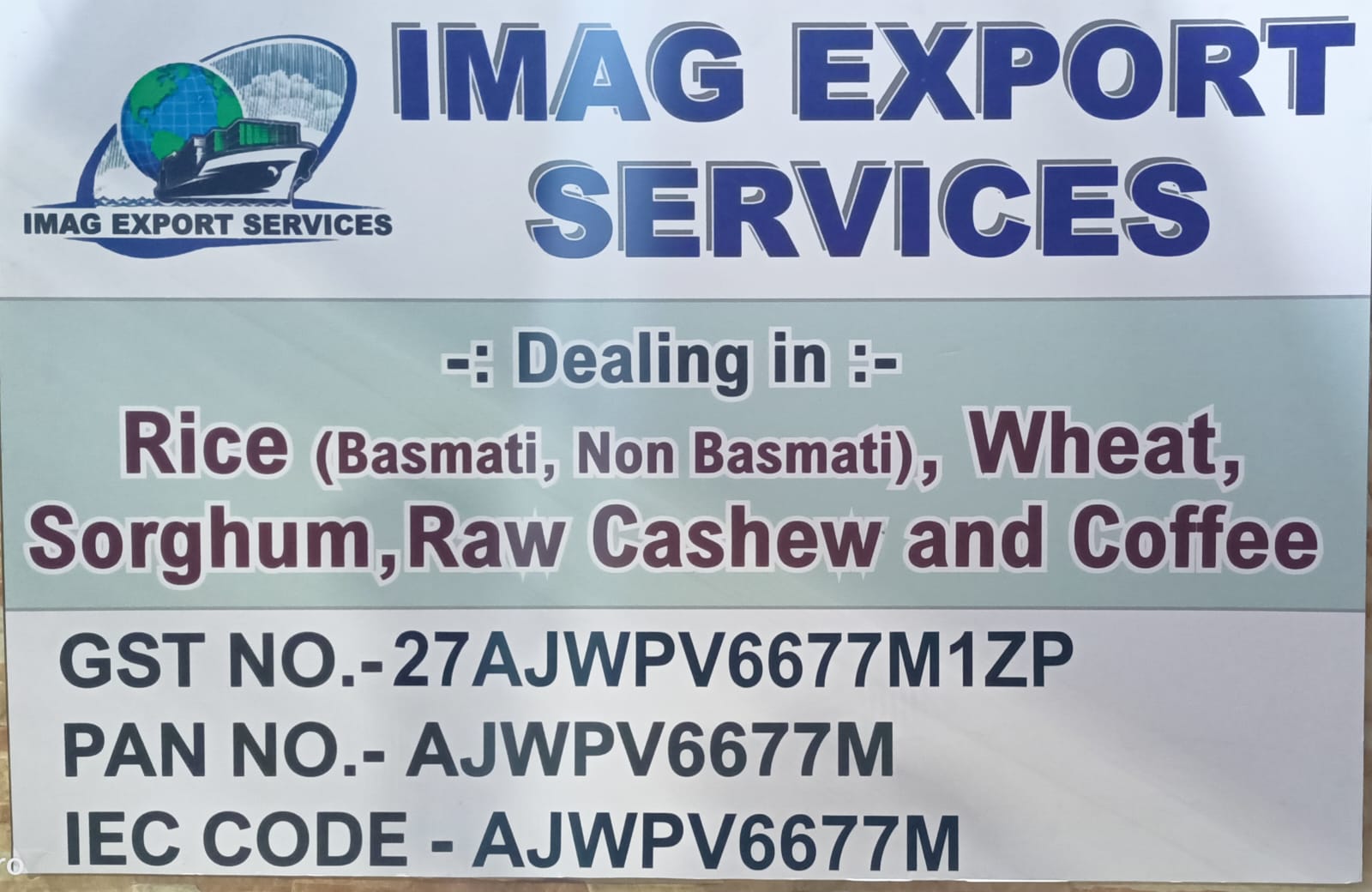 IMAG EXPORT SERVICES